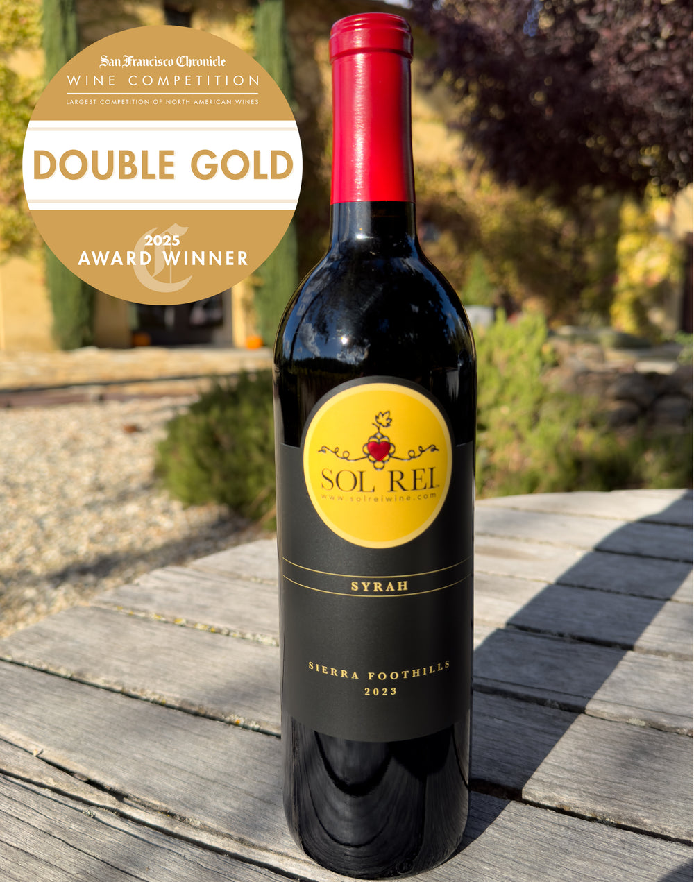 Sol Rei 2023 Syrah - Low Histamines, Low Sulfites